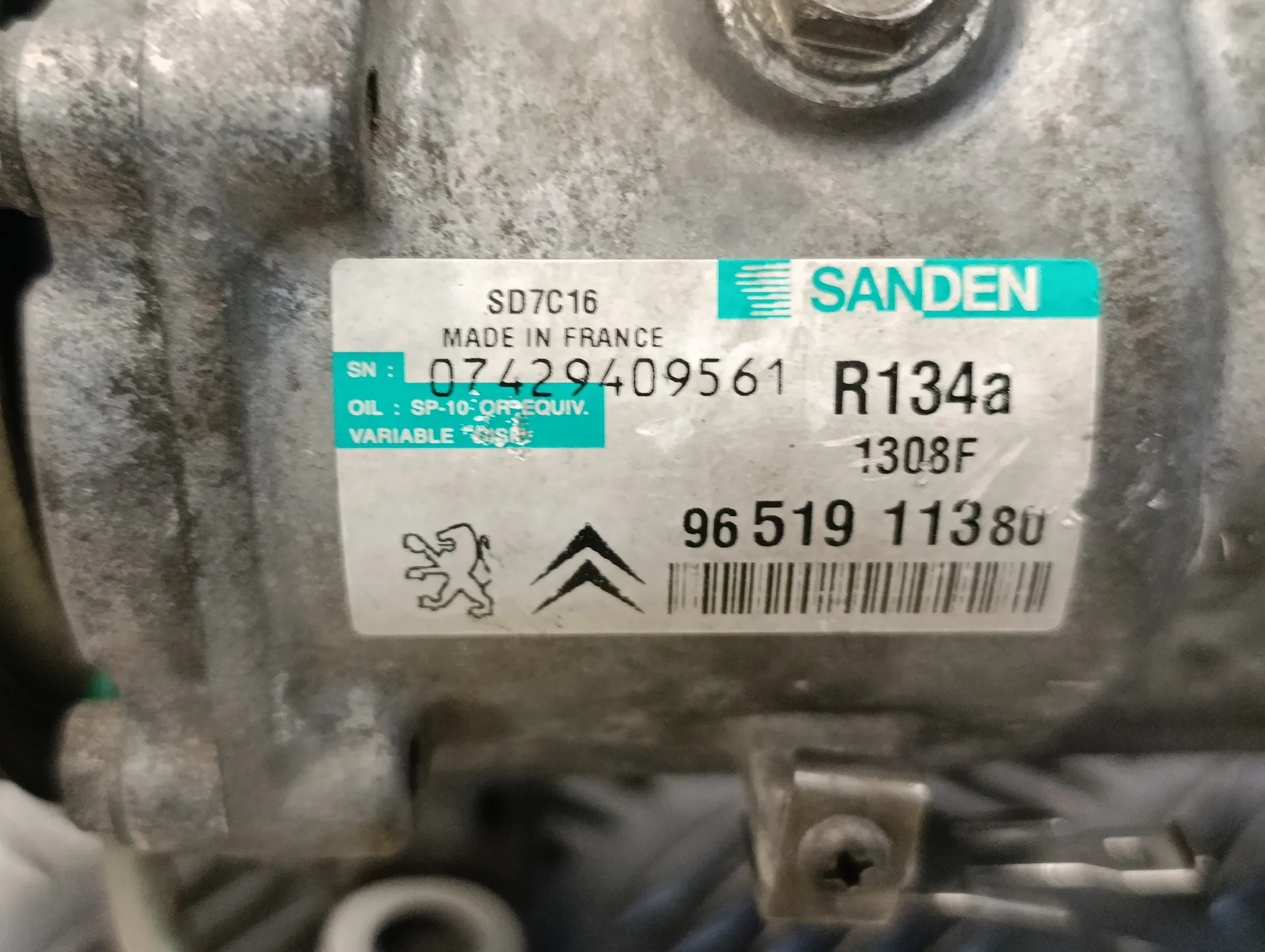 Compresor Aire Acondicionado para Citroën Zx