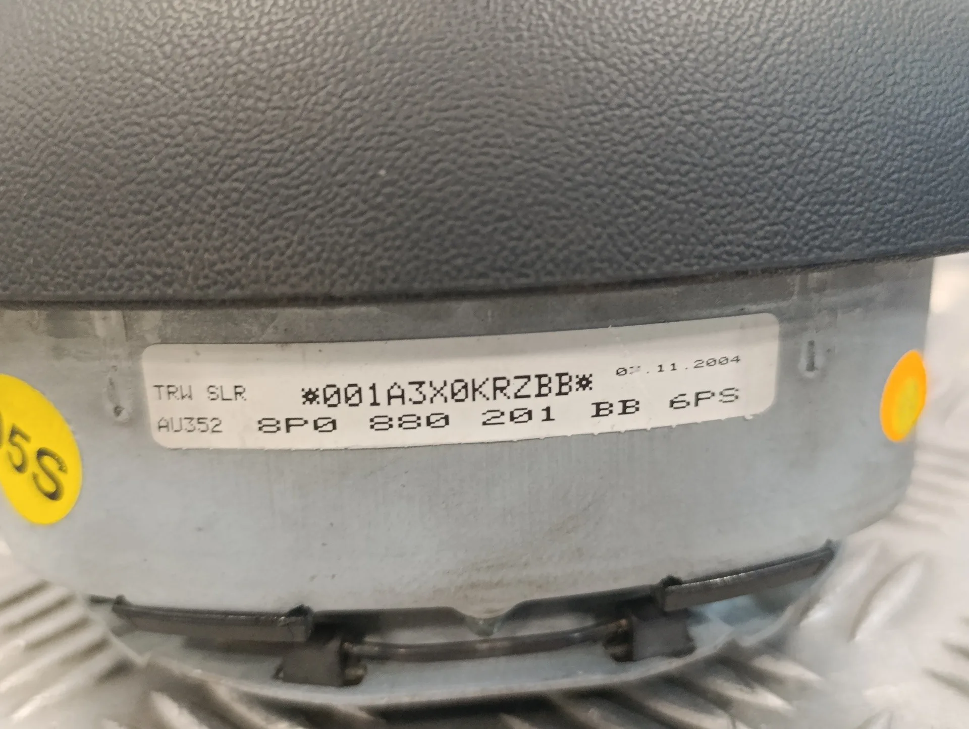 Airbag Delantero Izquierdo para Audi A3 Sportback (8P)