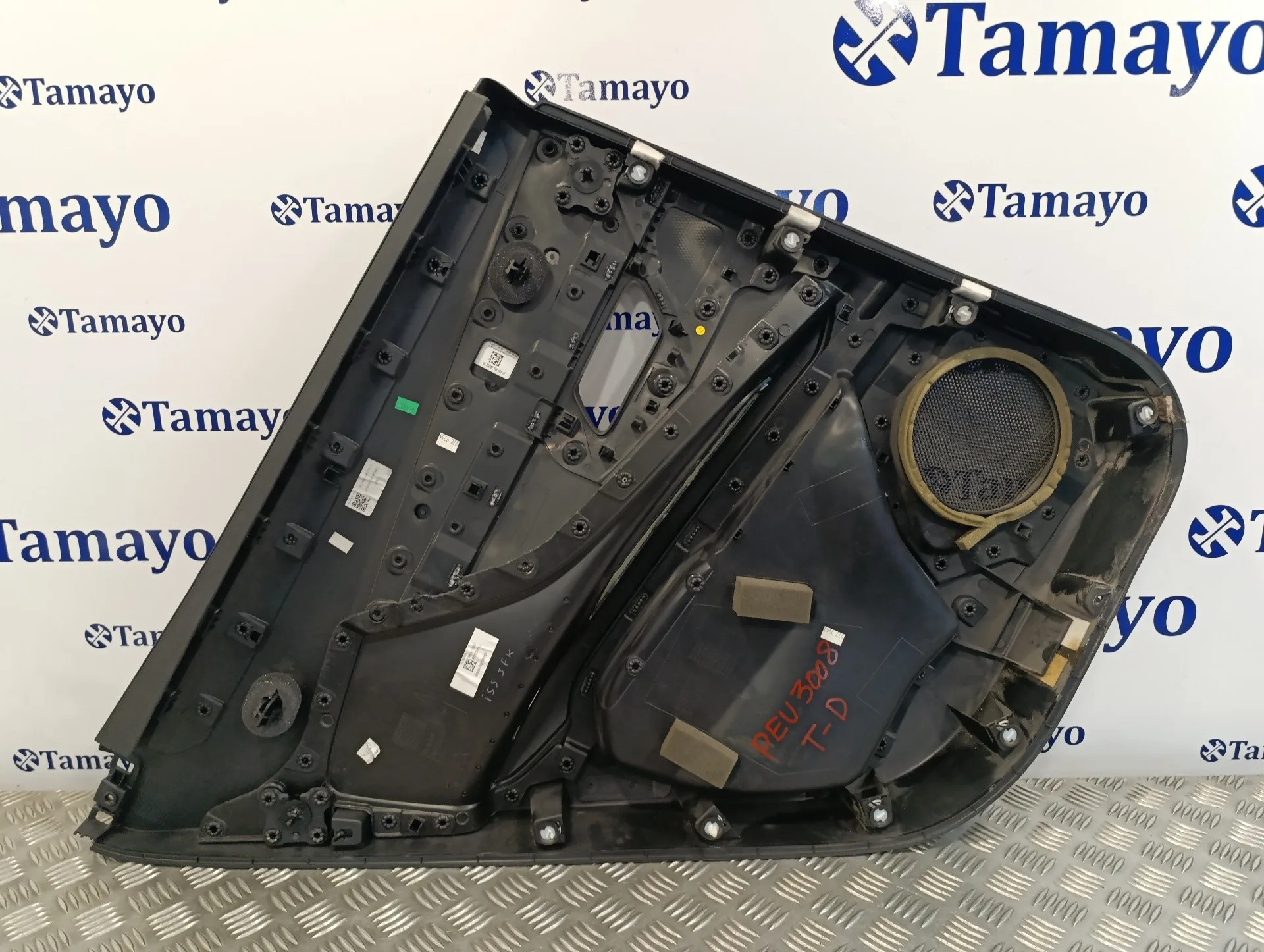 Guarnecido Puerta Trasera Derecha para Peugeot 3008
