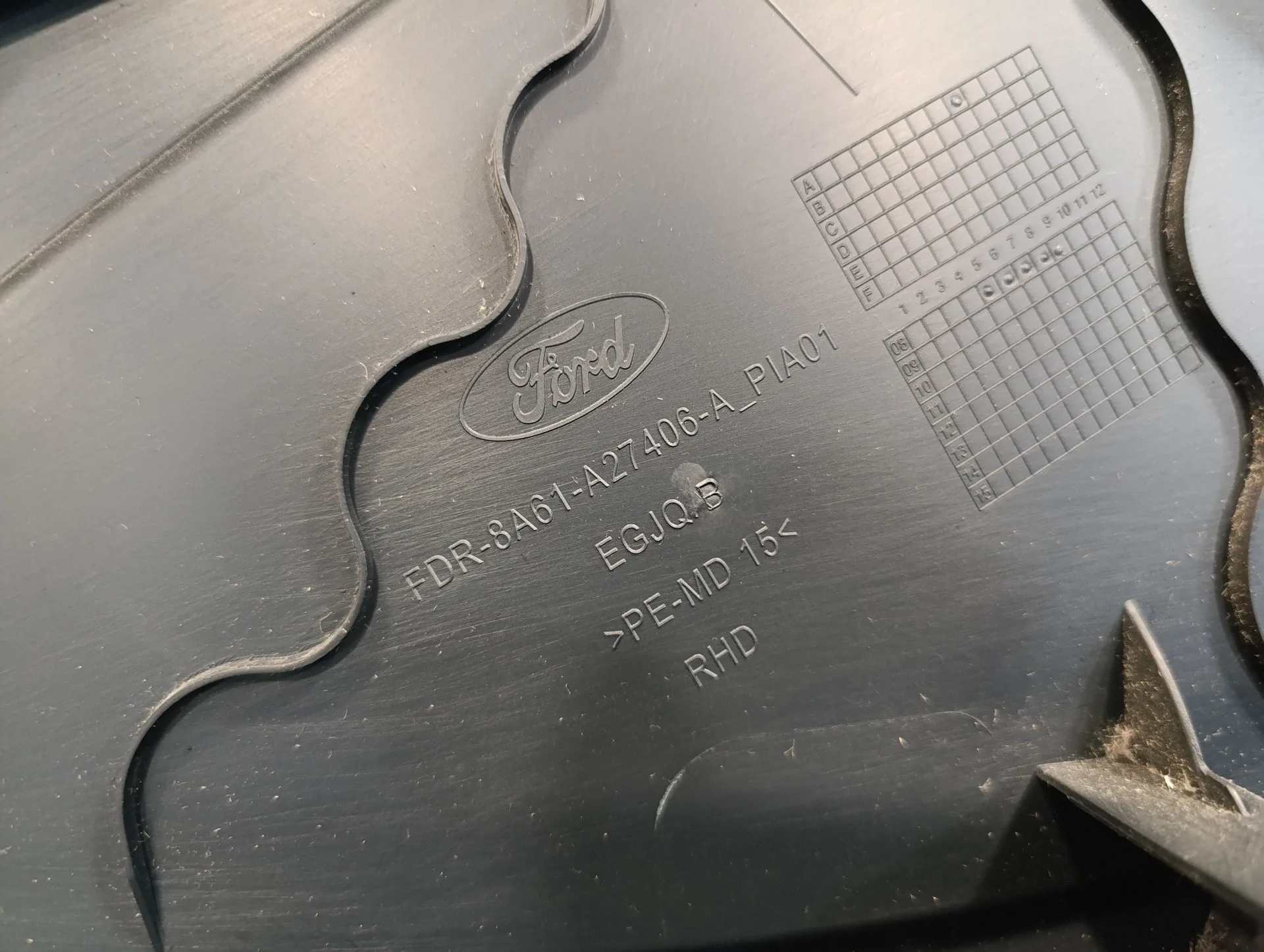 Guarnecido Puerta Trasera Derecha para Ford Fiesta (Cb1)