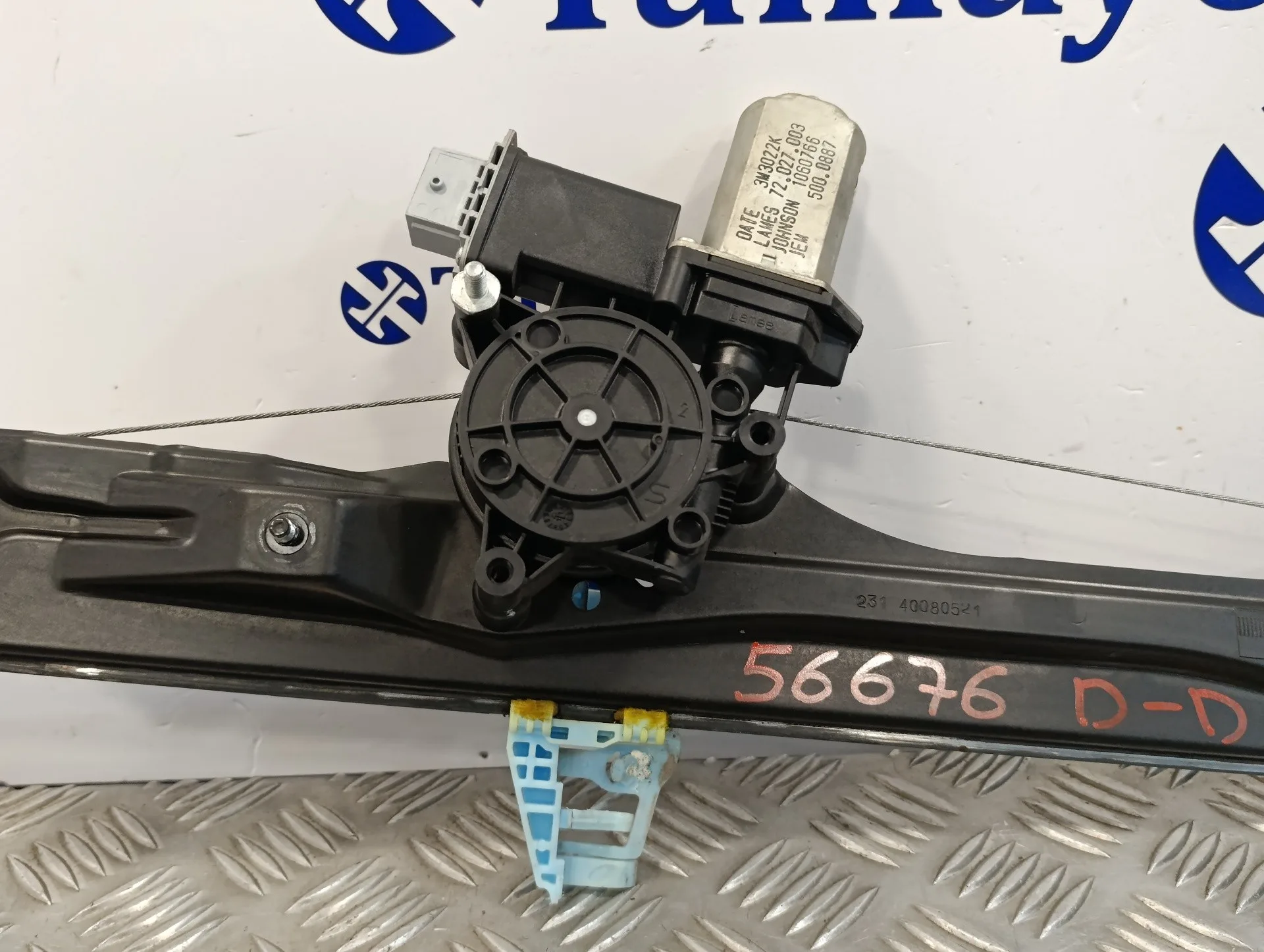 Elevalunas Delantero Derecho para Opel Combo D