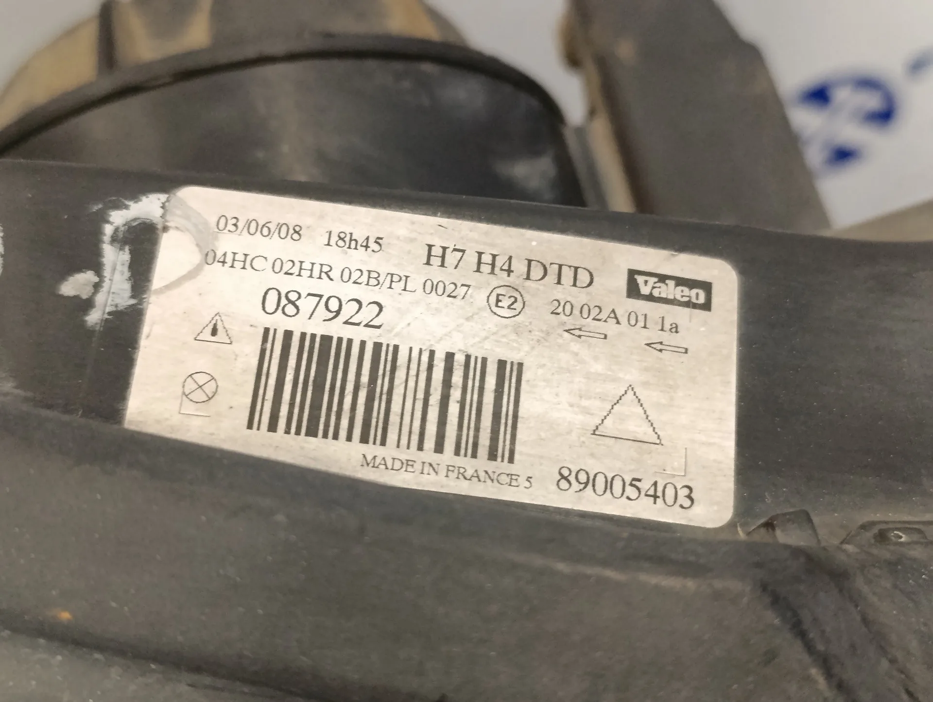 Faro Derecho para Citroën C5 Berlina
