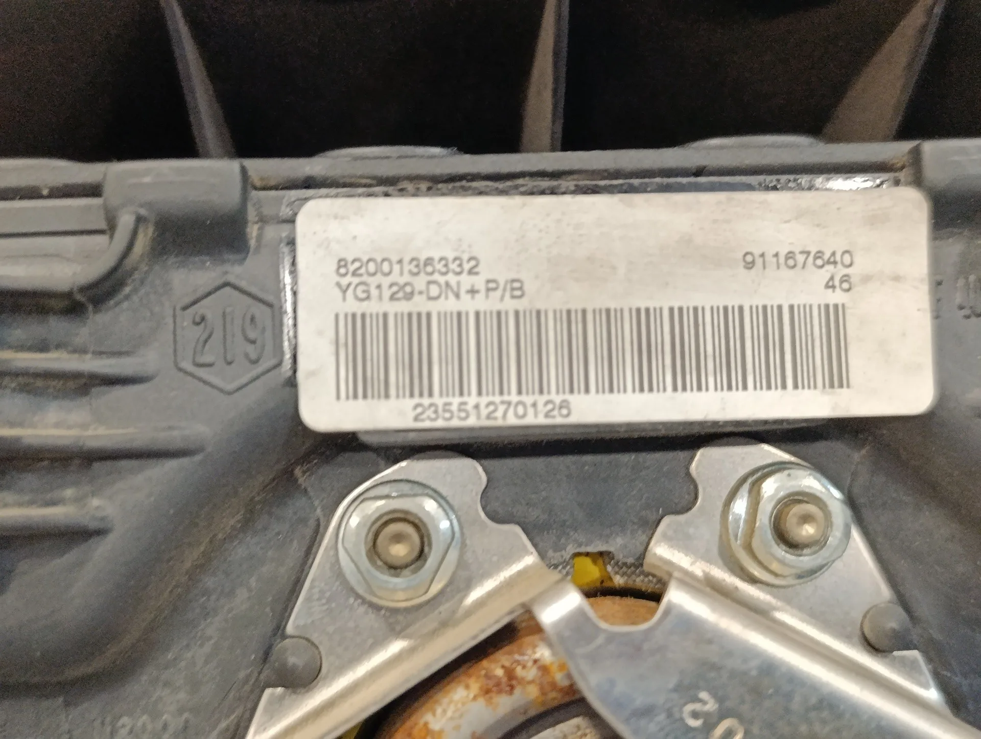 Airbag Delantero Izquierdo para Opel Vivaro