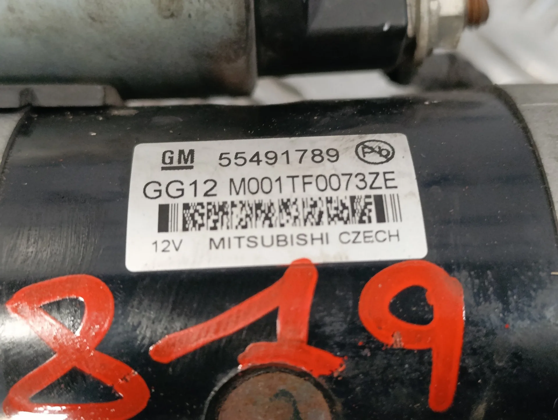 Motor Arranque para Opel Mokka
