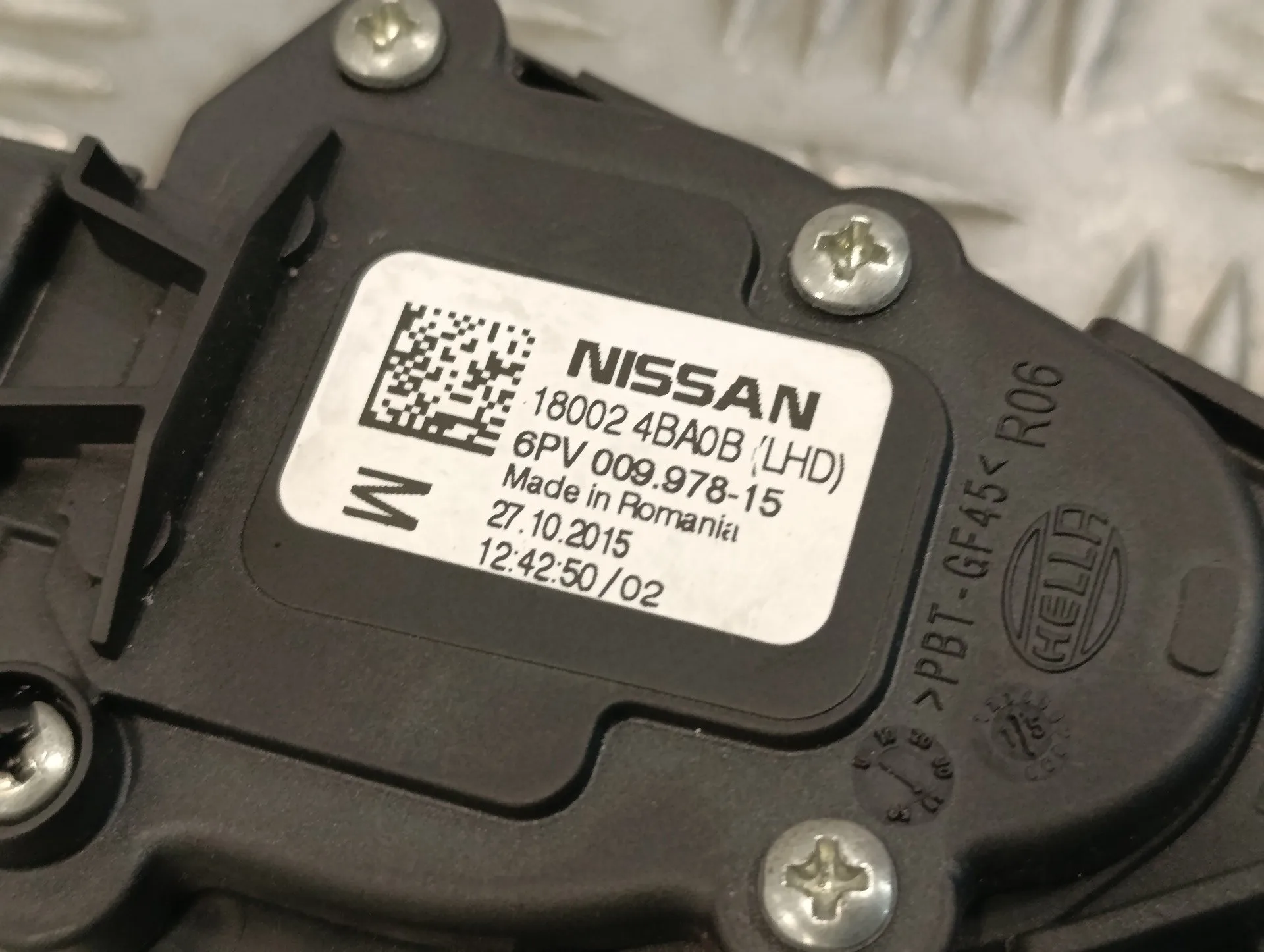 Pedal Acelerador para Nissan Qashqai (J11)