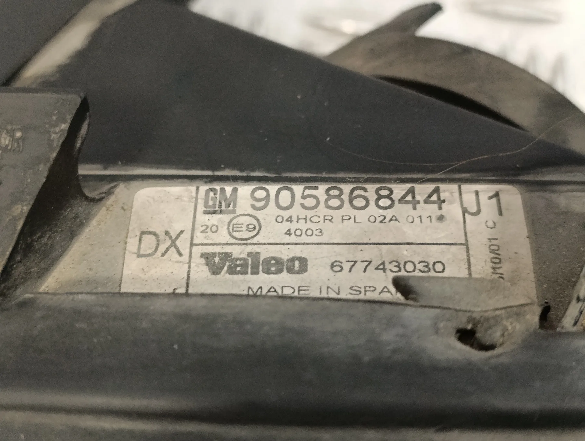 Faro Izquierdo para Opel Vectra B Berlina