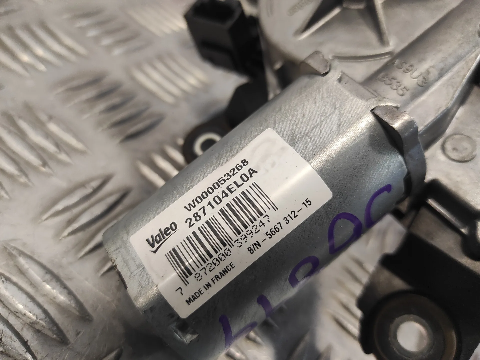 Motor Limpia Trasero para Nissan Qashqai (J11)