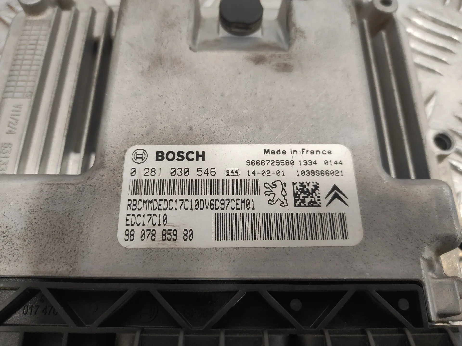Centralita Motor Uce para Peugeot Partner Kombi