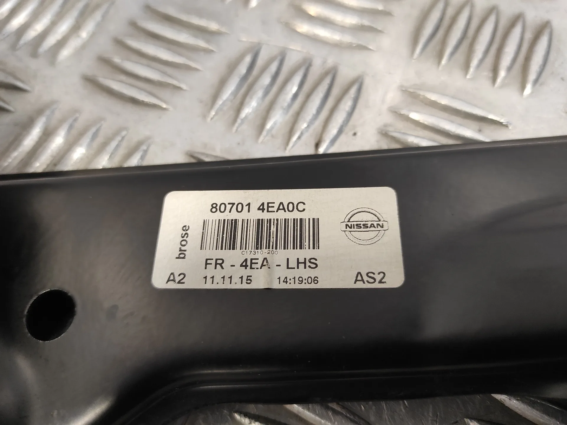Elevalunas Delantero Izquierdo para Nissan Qashqai (J11)