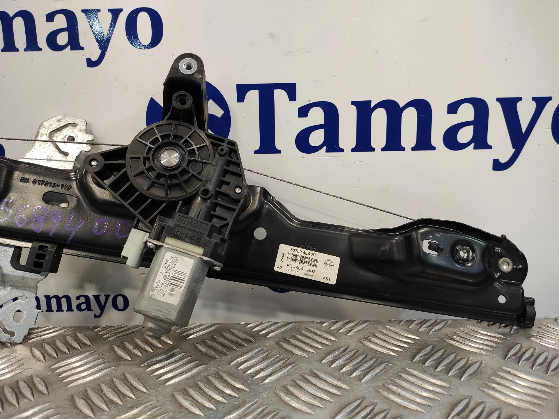 Elevalunas Delantero Derecho para Nissan Qashqai (J11)