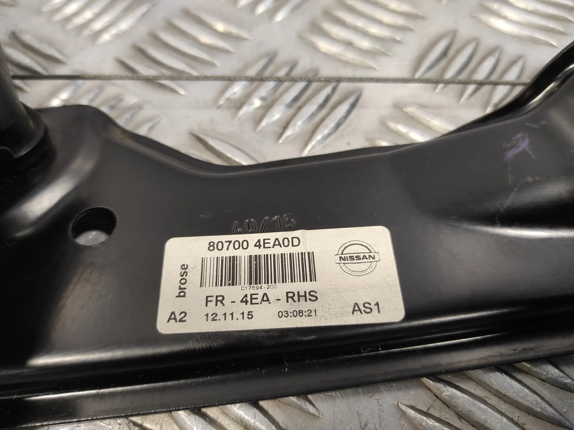 Elevalunas Delantero Derecho para Nissan Qashqai (J11)