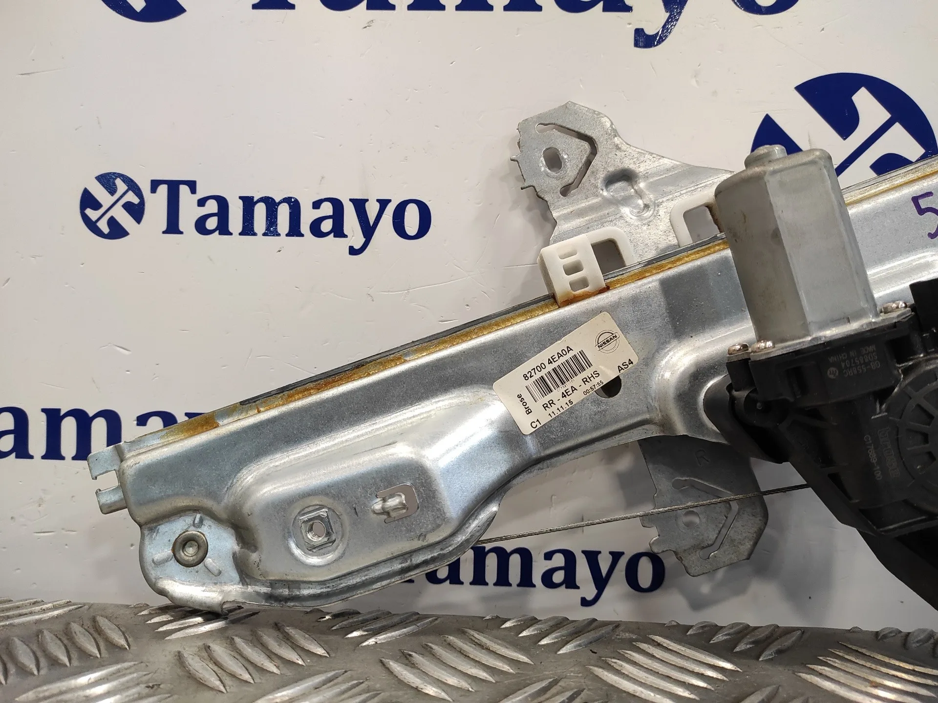 Elevalunas Trasero Derecho para Nissan Qashqai (J11)