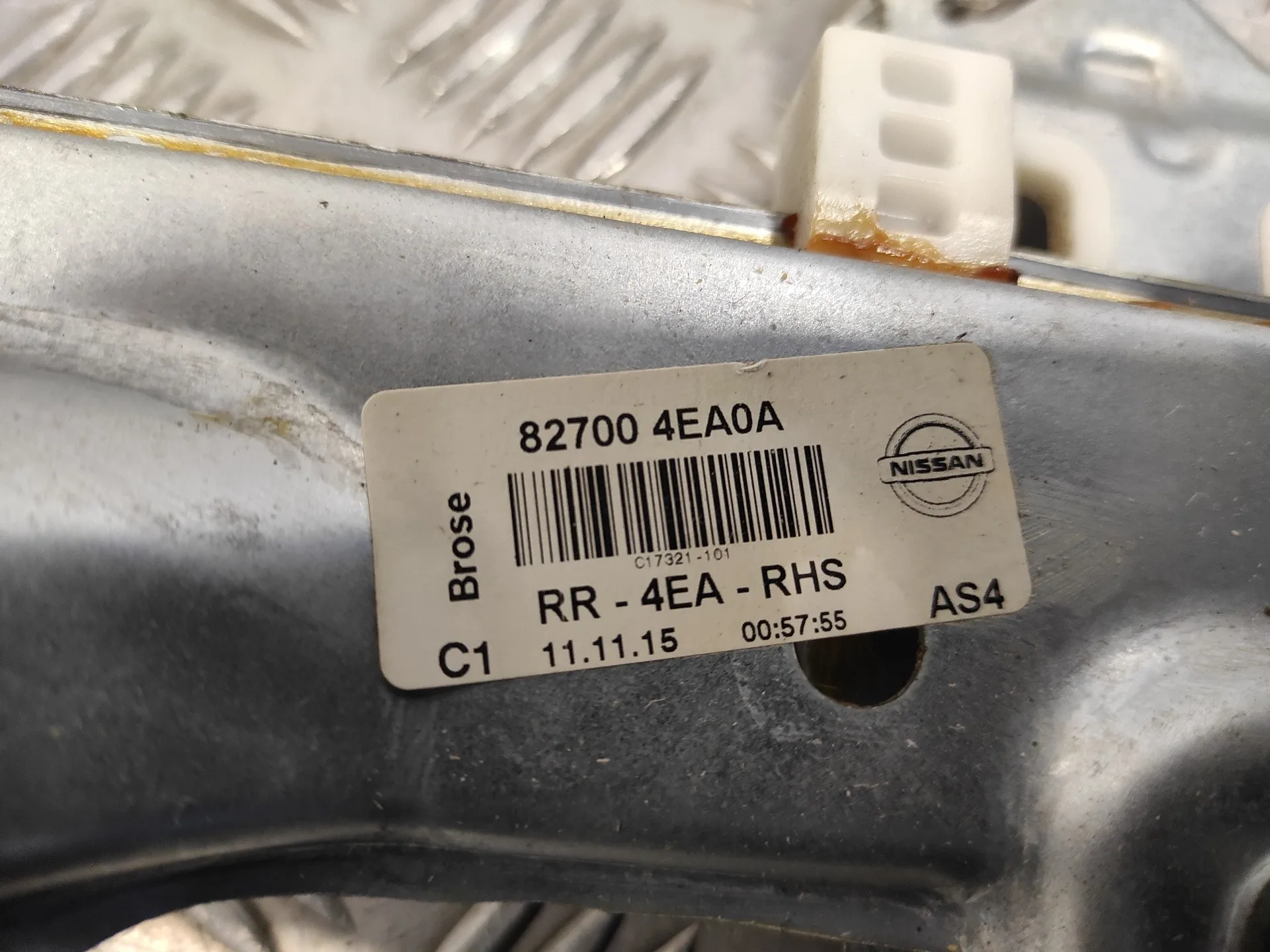 Elevalunas Trasero Derecho para Nissan Qashqai (J11)