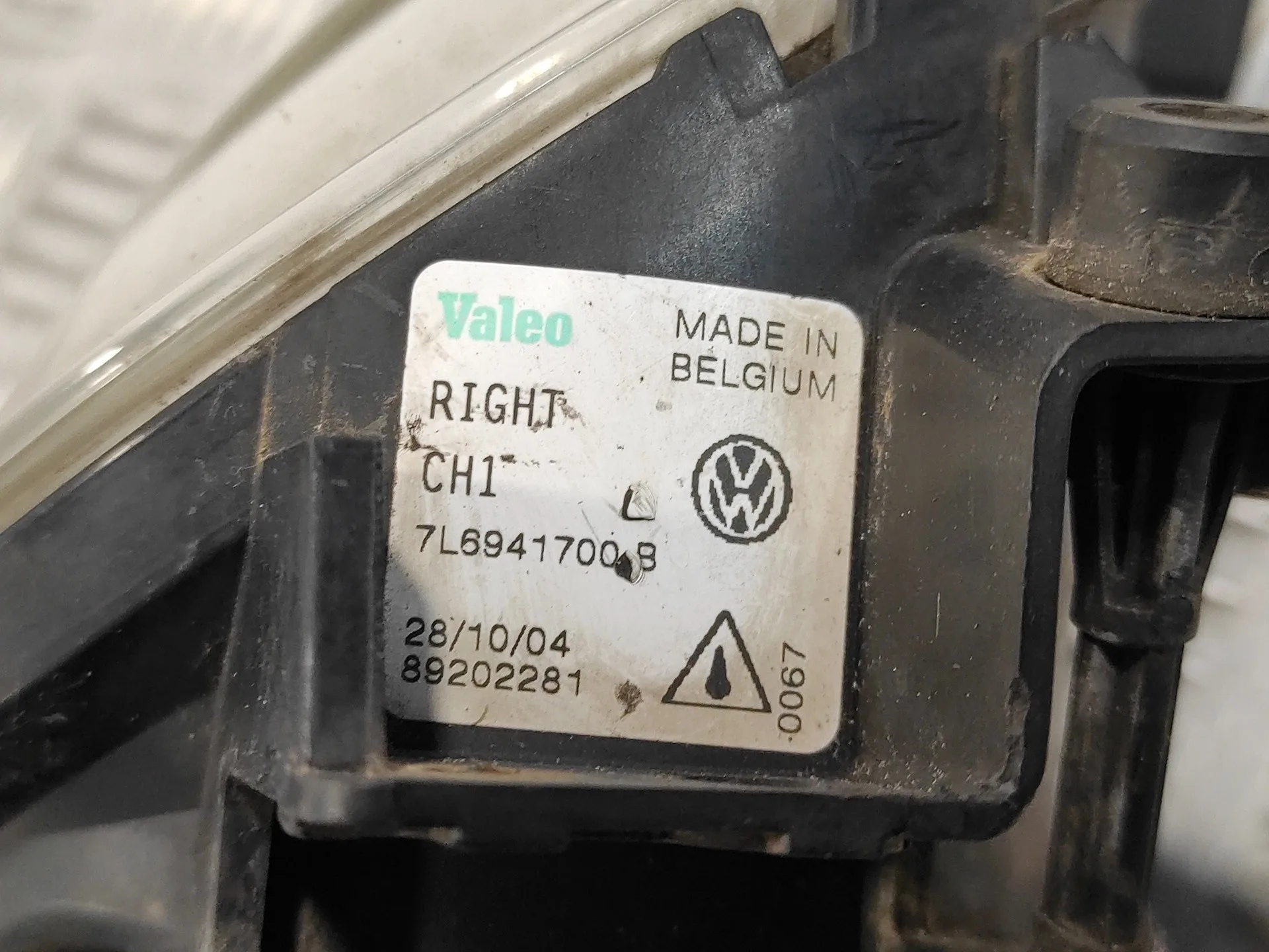 Faro Antiniebla Derecho para Volkswagen Touareg (7La)