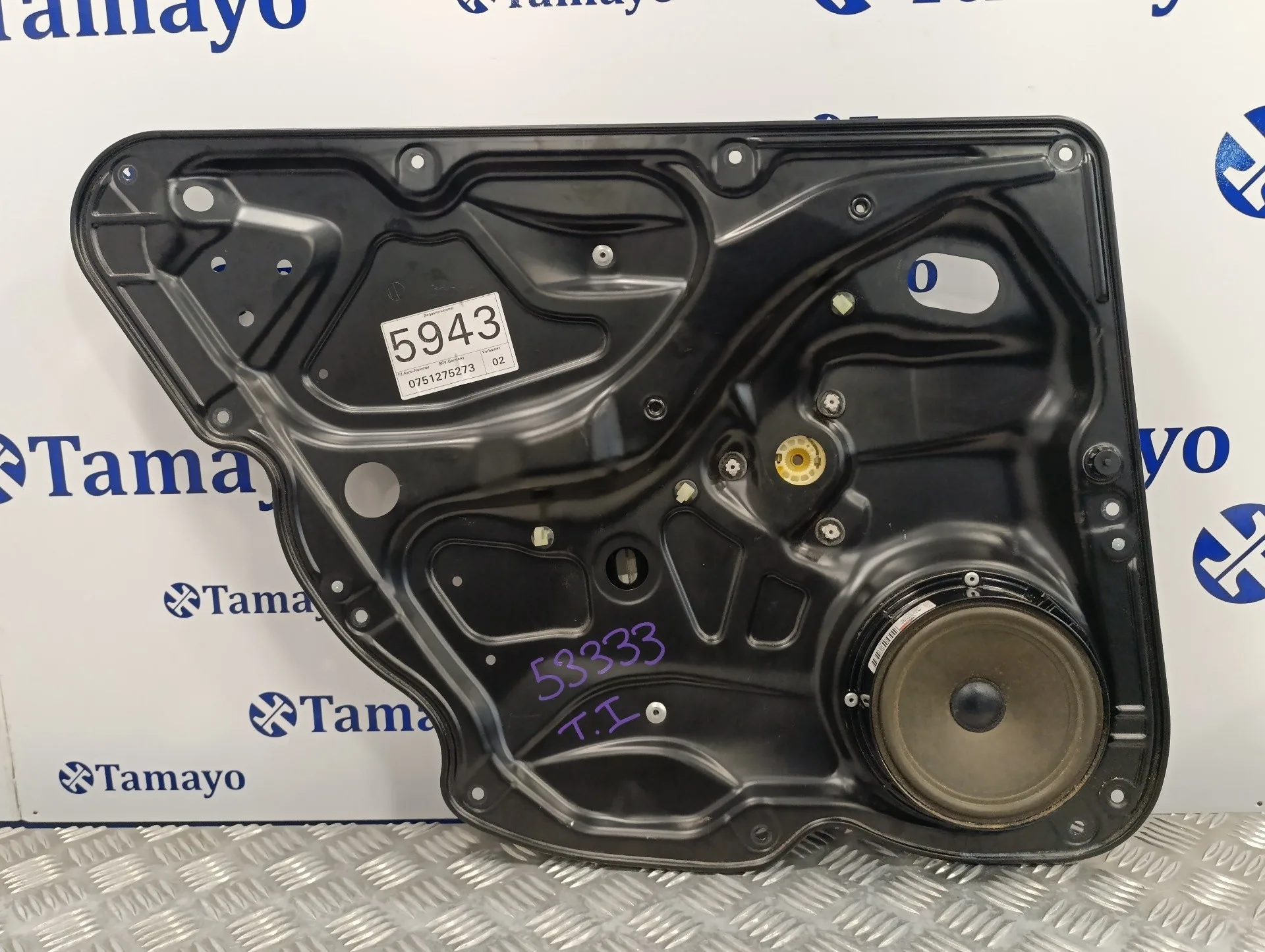 Elevalunas Trasero Izquierdo para Volkswagen Passat Berlina (3C2)