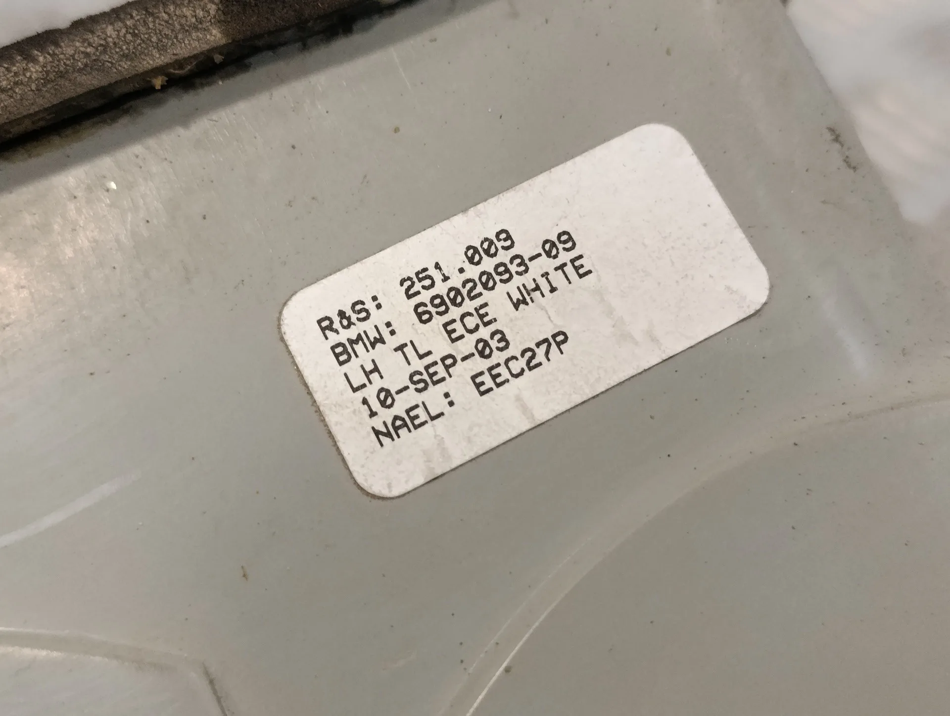 Piloto Trasero Izquierdo para Bmw X5 (E53)