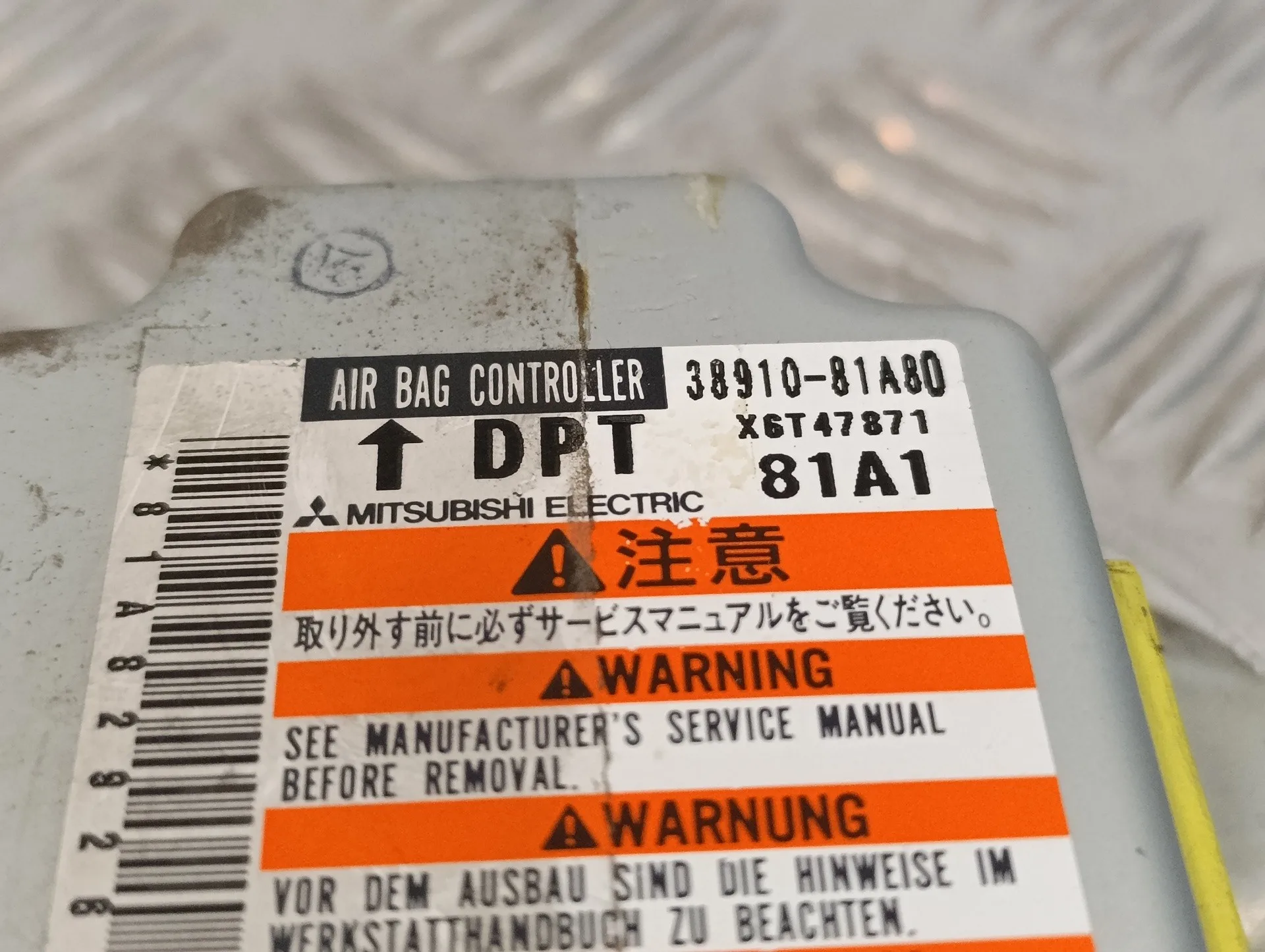 Centralita Airbag para Suzuki Jimny Sn (Fj)