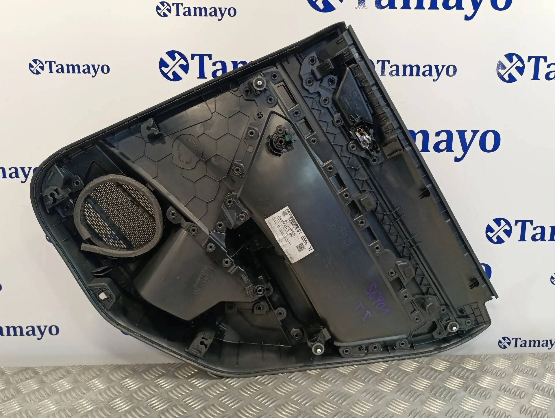 Guarnecido Puerta Trasera Izquierda para Volkswagen Polo