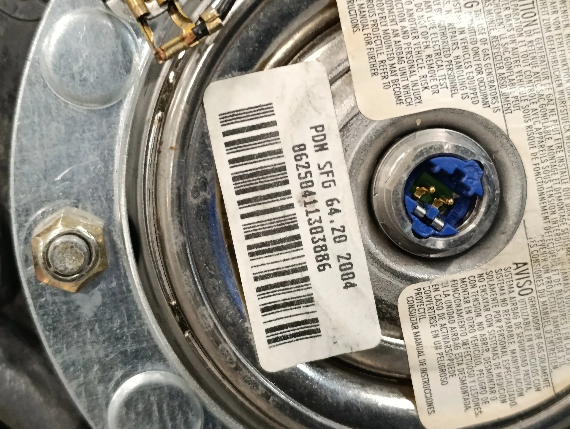 Airbag Delantero Izquierdo para Audi A3 (8P)