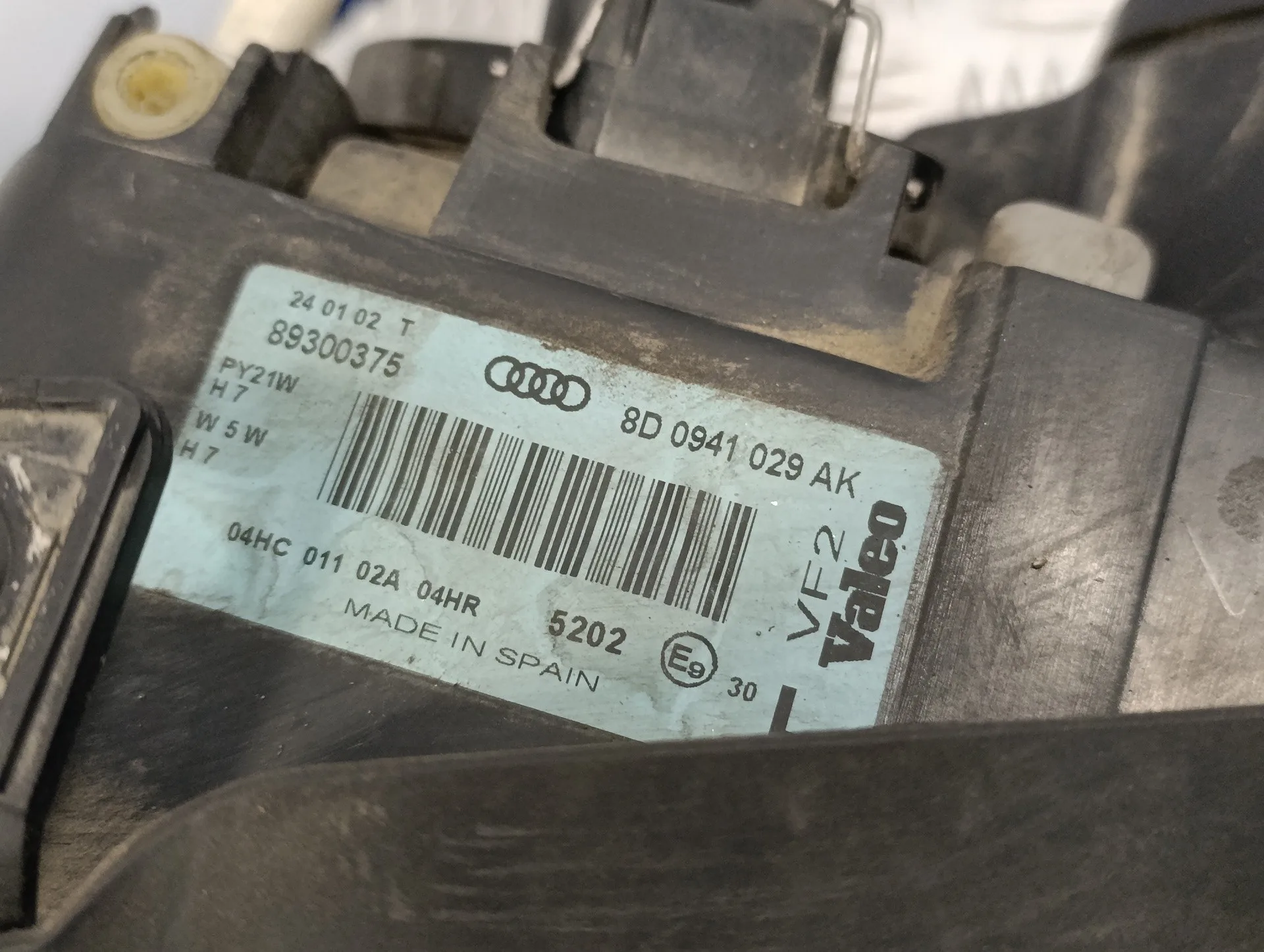 Faro Izquierdo para Audi A4 Berlina (B5)