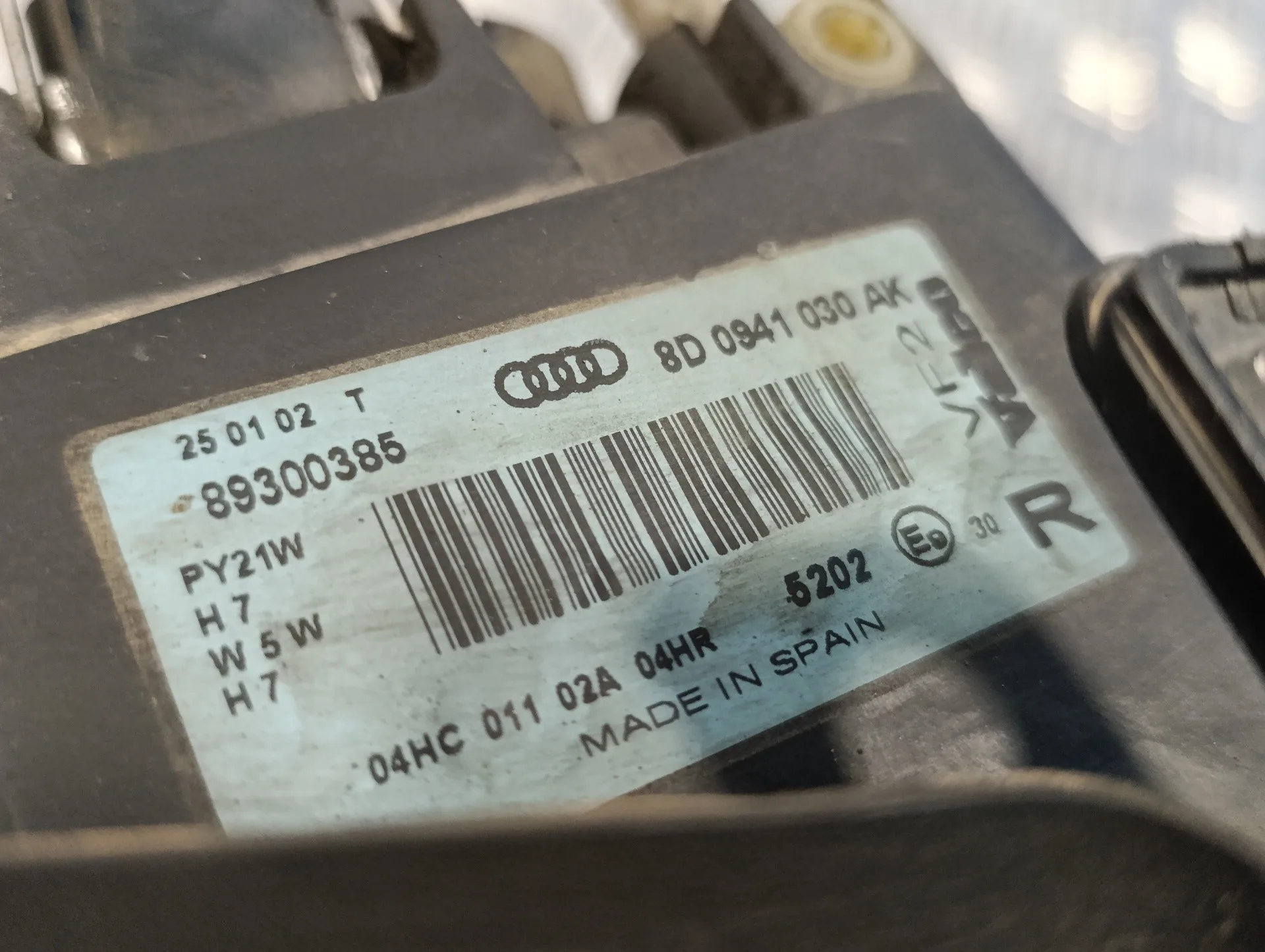 Faro Derecho para Audi A4 Berlina (B5)