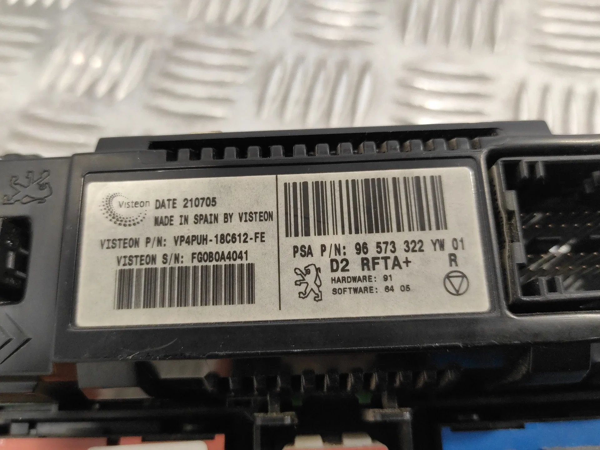 Mando Climatizador para Peugeot 407 Sw