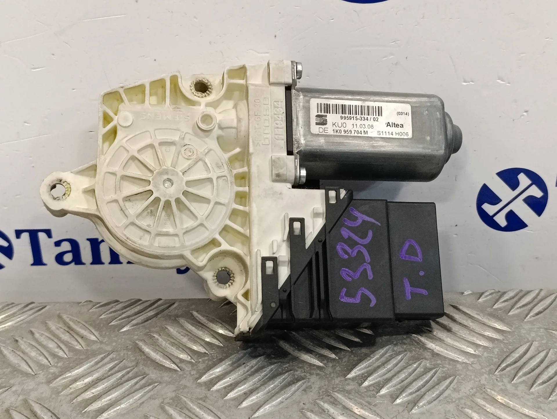 Motor Elevalunas Trasero Derecho para Seat Toledo (5P2)