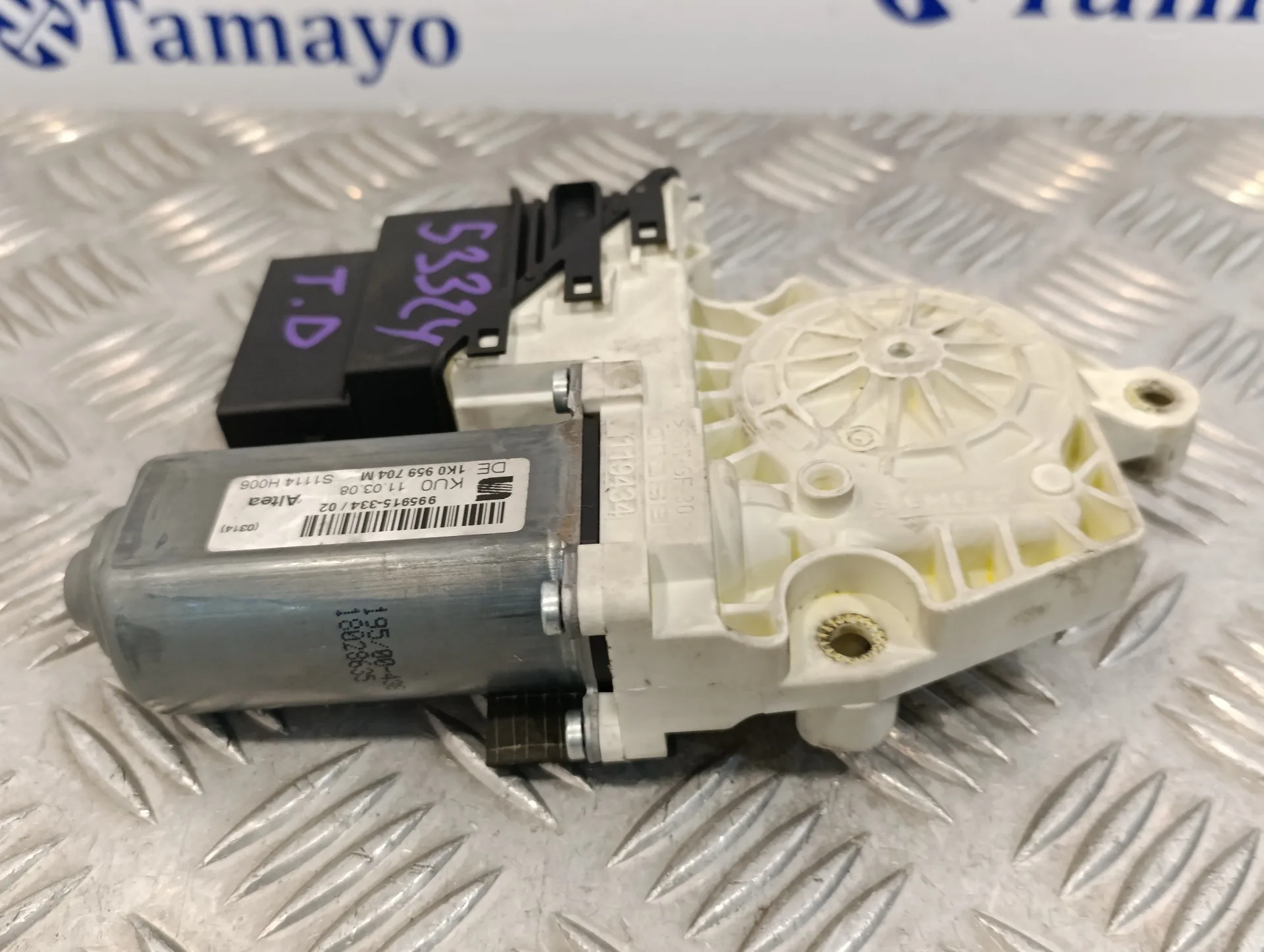 Motor Elevalunas Trasero Derecho para Seat Toledo (5P2)