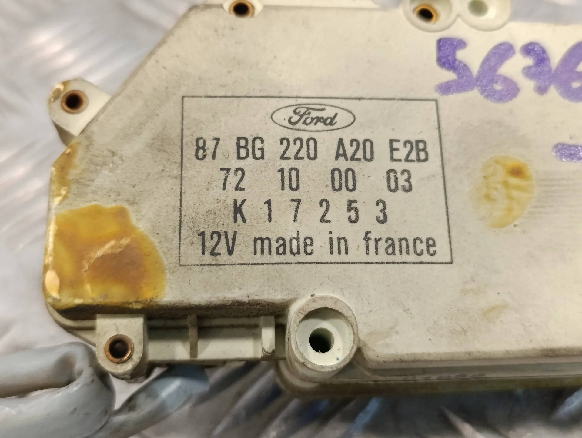 Motor Cierre Centralizado Porton para Ford Sierra Berlina