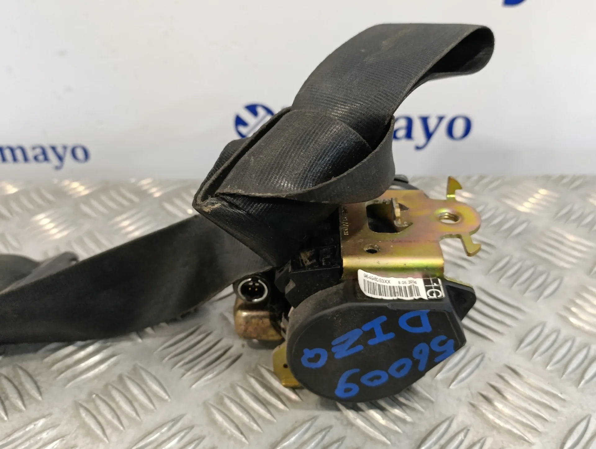 Cinturon Seguridad Delantero Izquierdo para Peugeot 207