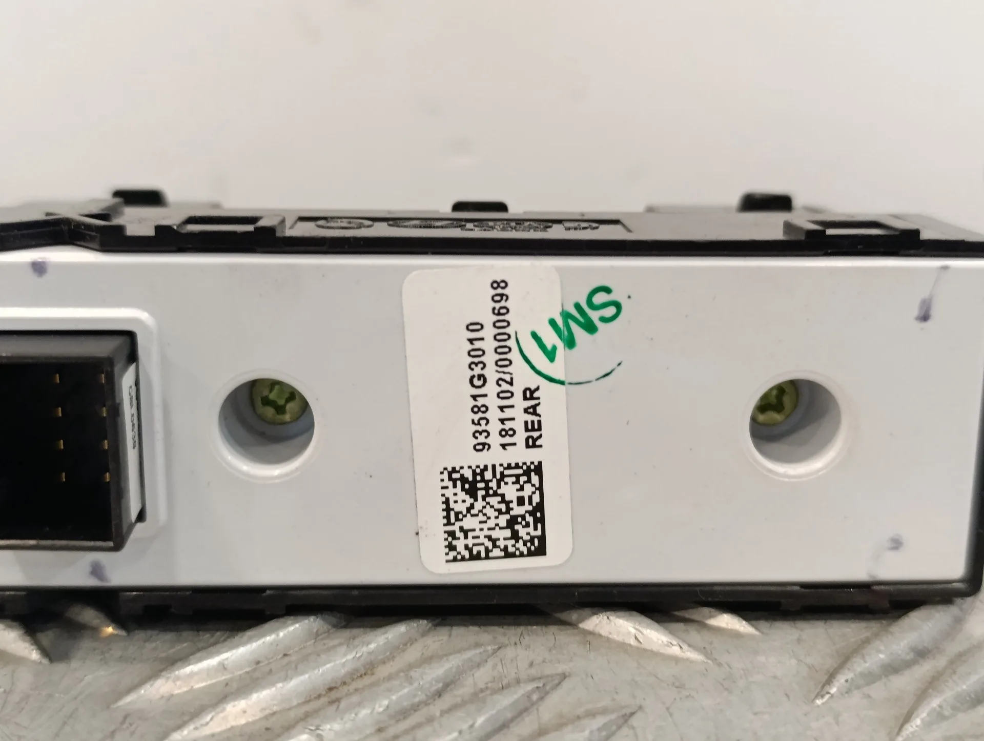 Mando Elevalunas Trasero Derecho para Hyundai I30 Fastback