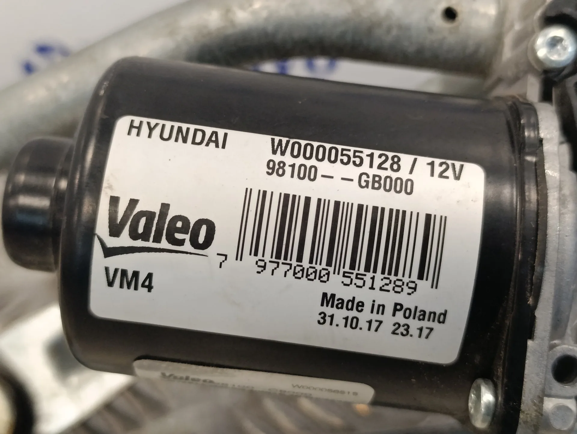 Motor Limpia Delantero para Hyundai I20
