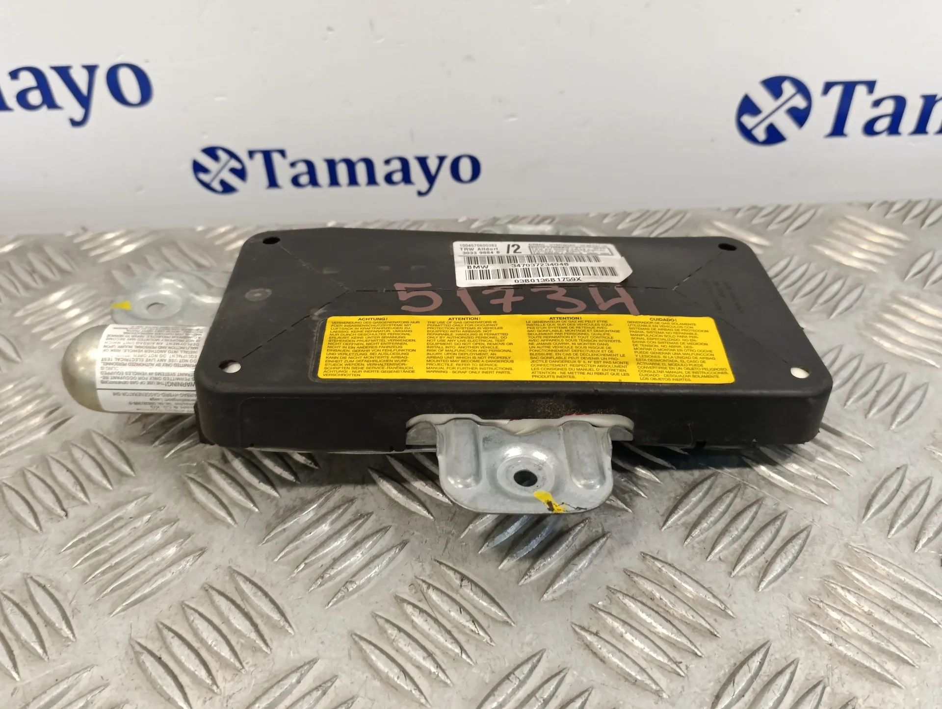 Airbag Lateral Delantero Derecho para Bmw X5 (E53)