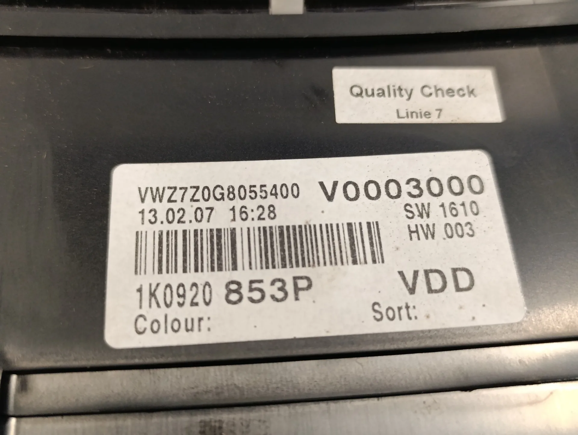 Cuadro Instrumentos para Volkswagen Golf Plus (5M1)