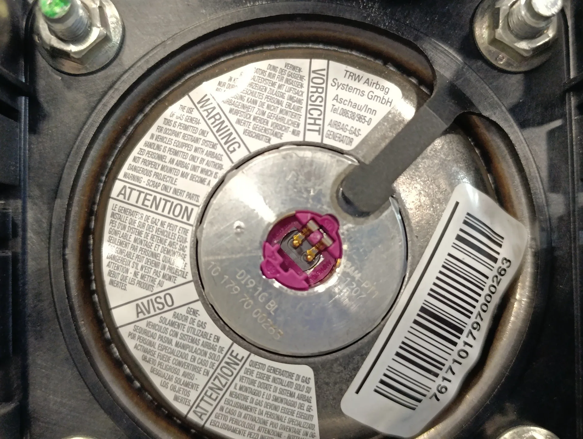 Airbag Delantero Izquierdo para Ford Ka (Ccu)