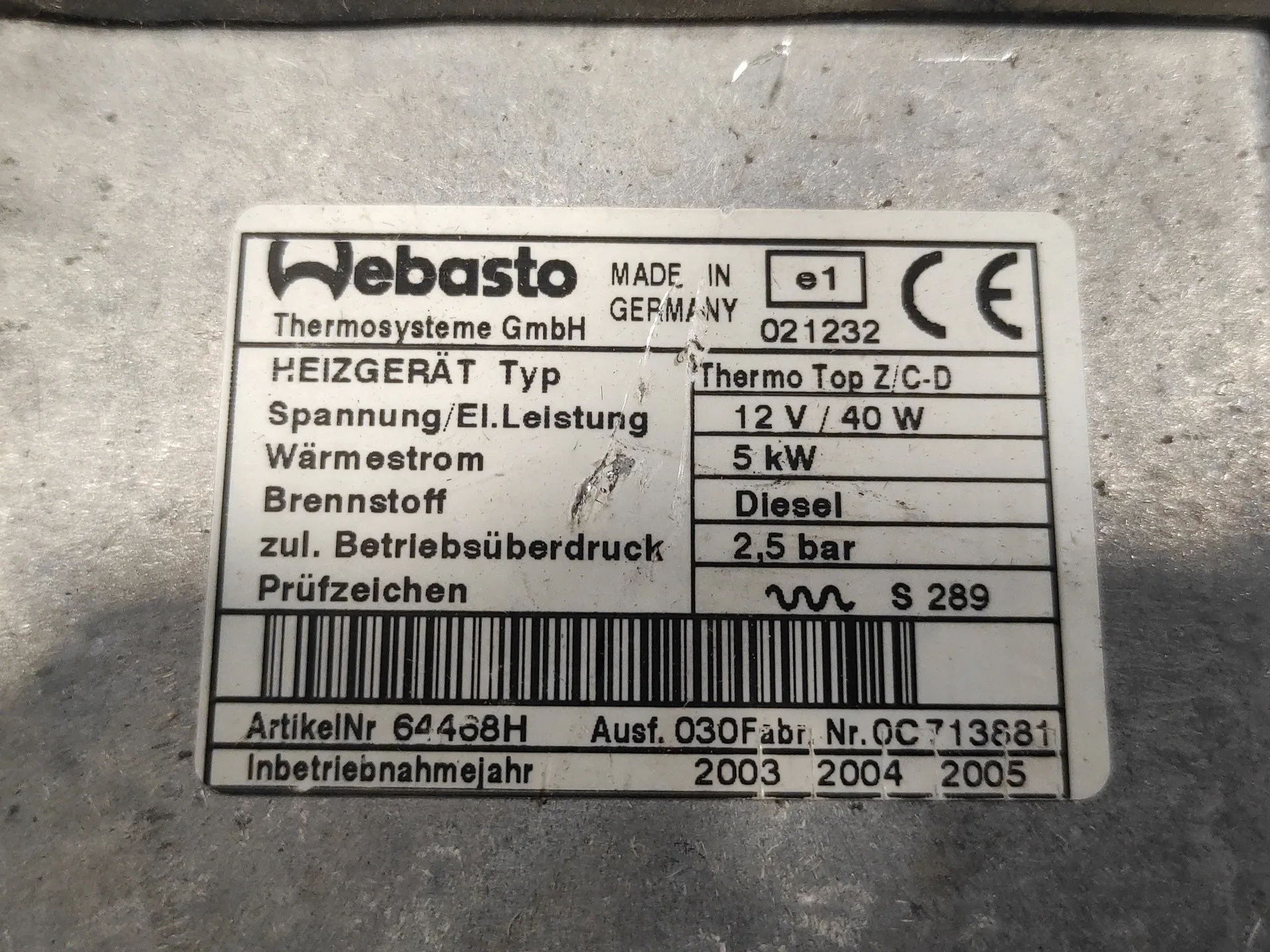Calefaccion Autonoma para Bmw X5 (E53)