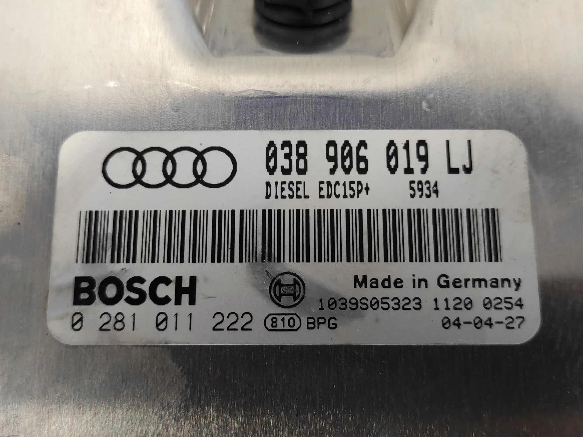 Centralita Motor Uce para Audi A4 Berlina (8E)