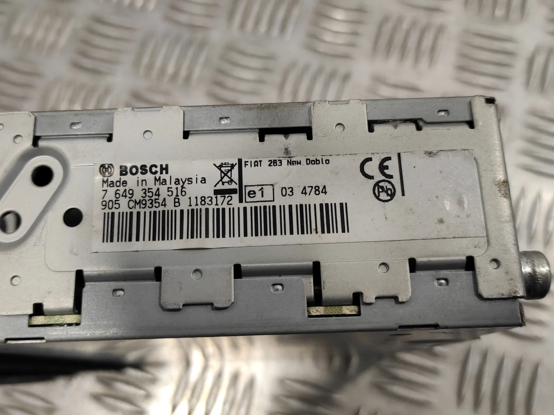 Sistema Audio / Radio Cd para Fiat Doblo