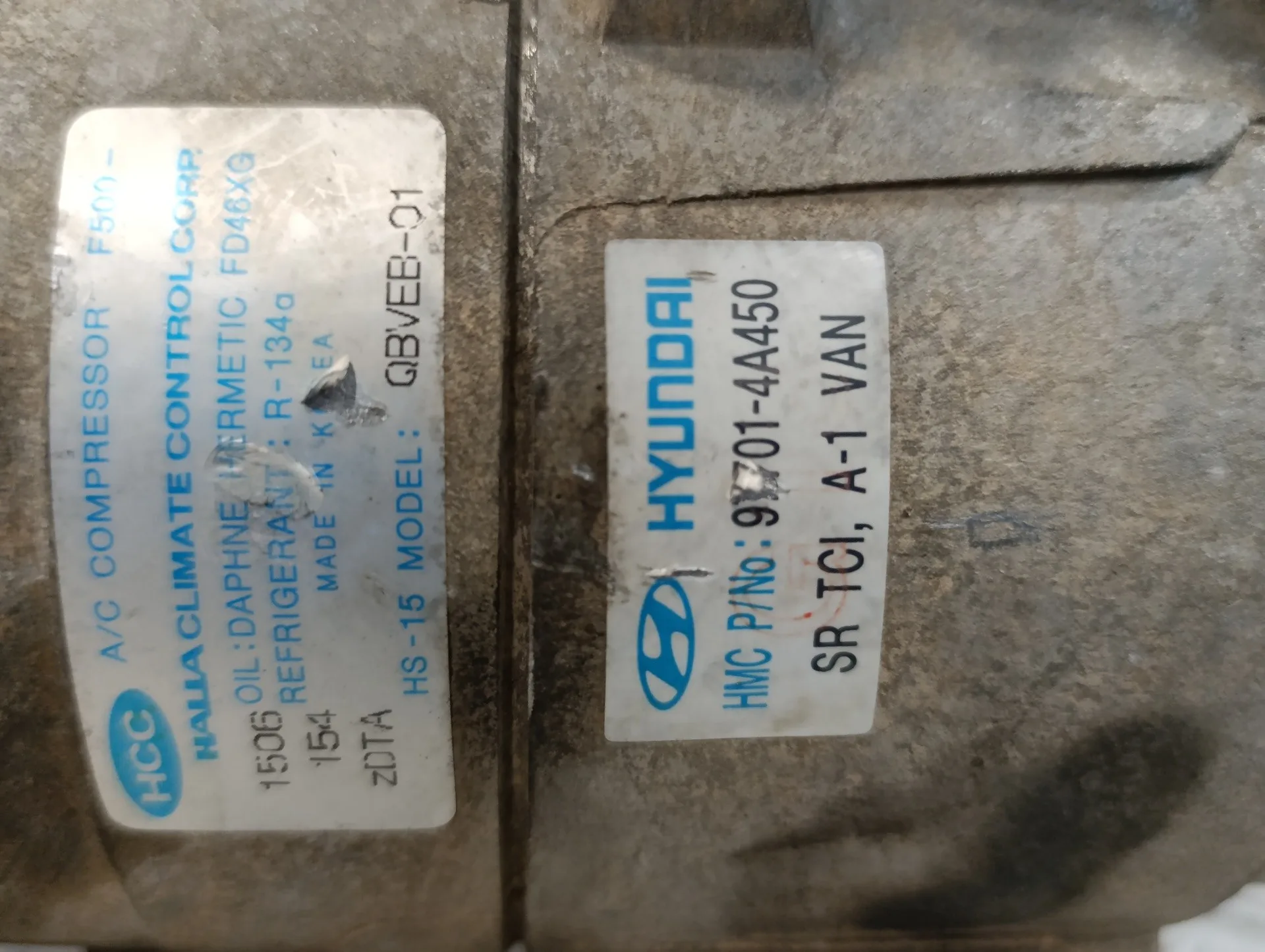 Compresor Aire Acondicionado para Hyundai H 1 Starex