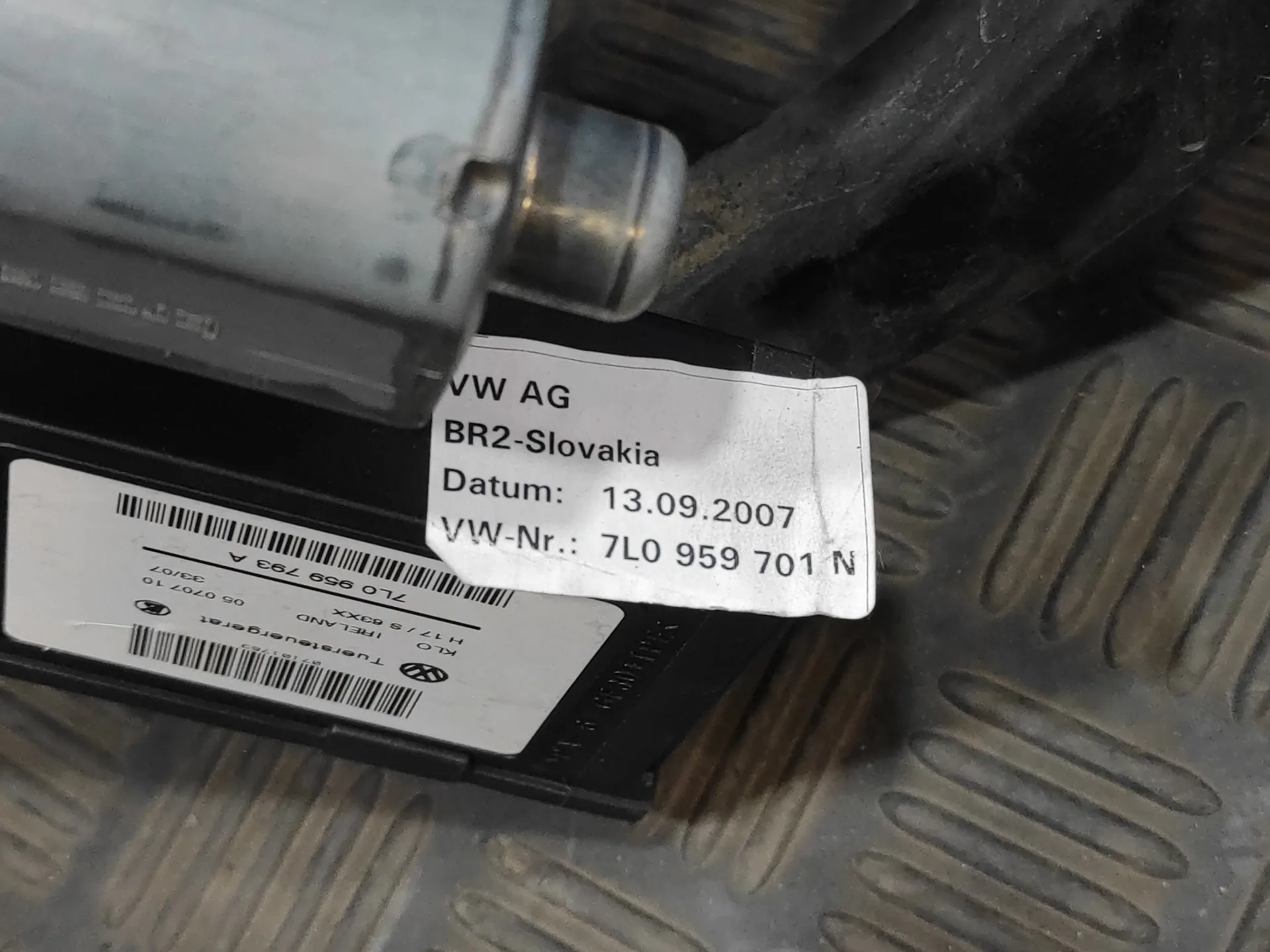 Elevalunas Delantero Izquierdo para Volkswagen Touareg (7L6)