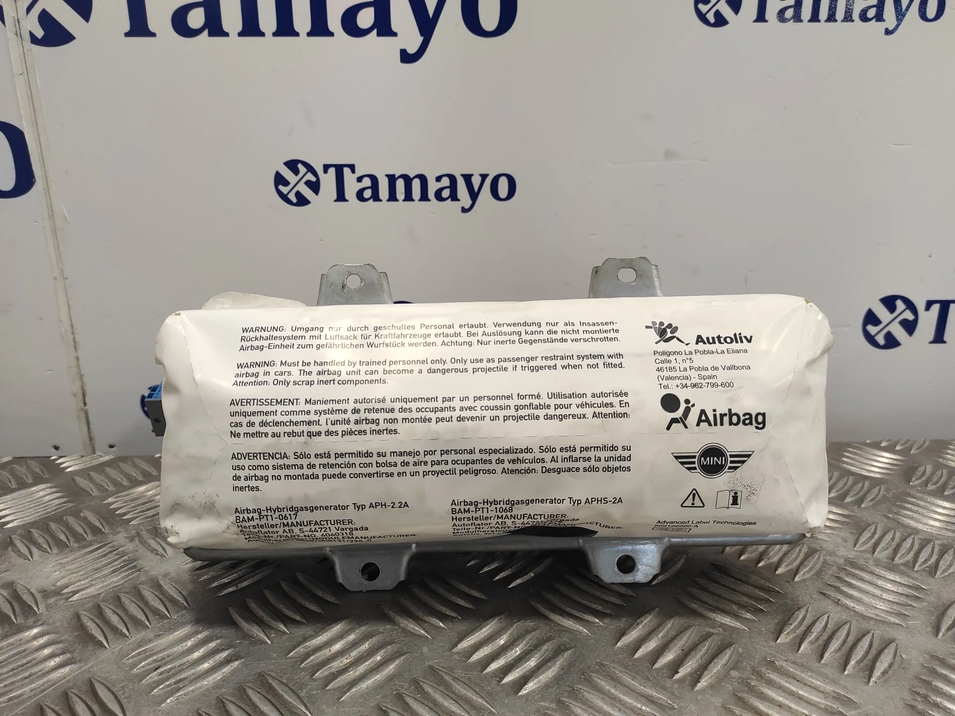 Airbag Delantero Derecho para Mini Mini (R56)