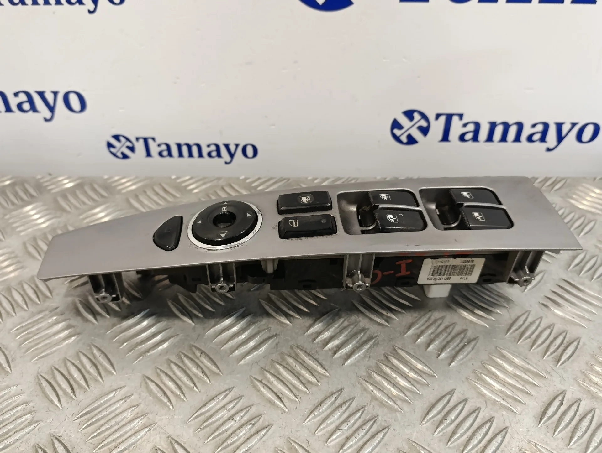Mando Elevalunas Delantero Izquierdo para Hyundai Santa Fe (Bm)