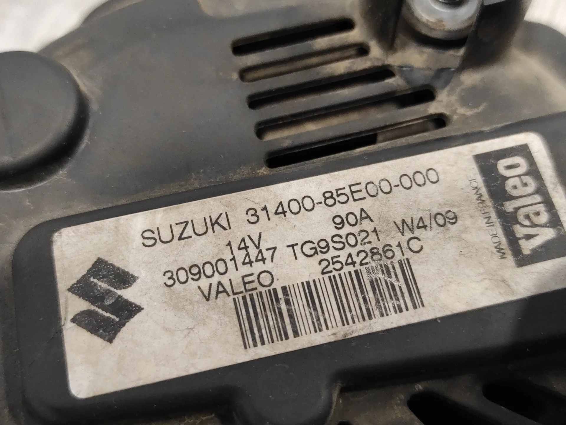Alternador para Opel Agila B