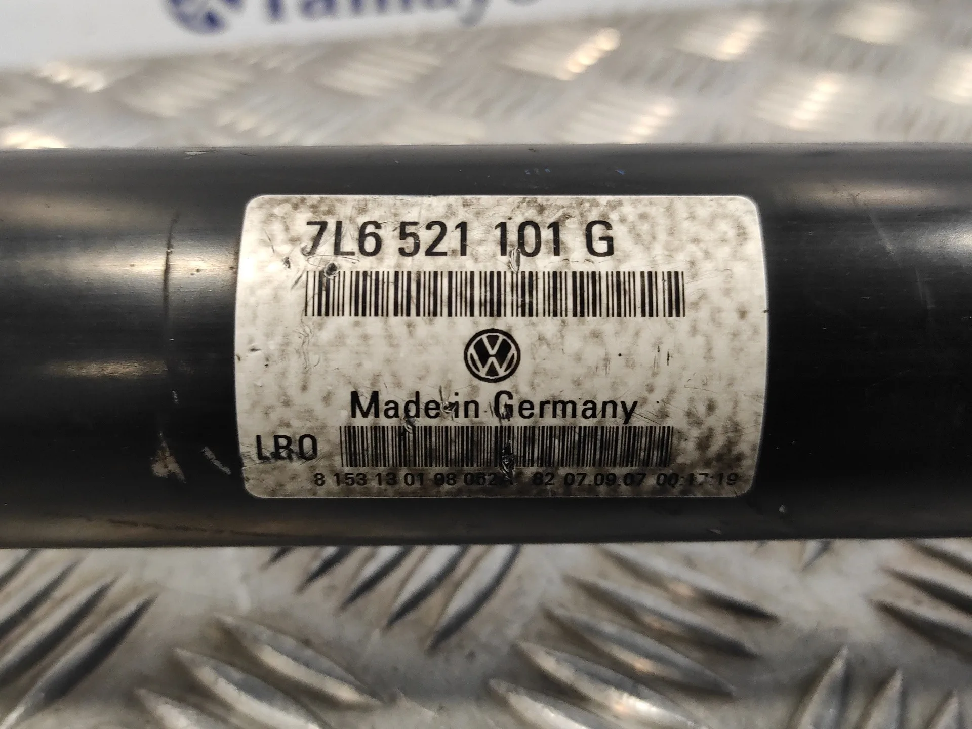 Transmision Central para Volkswagen Touareg (7L6)