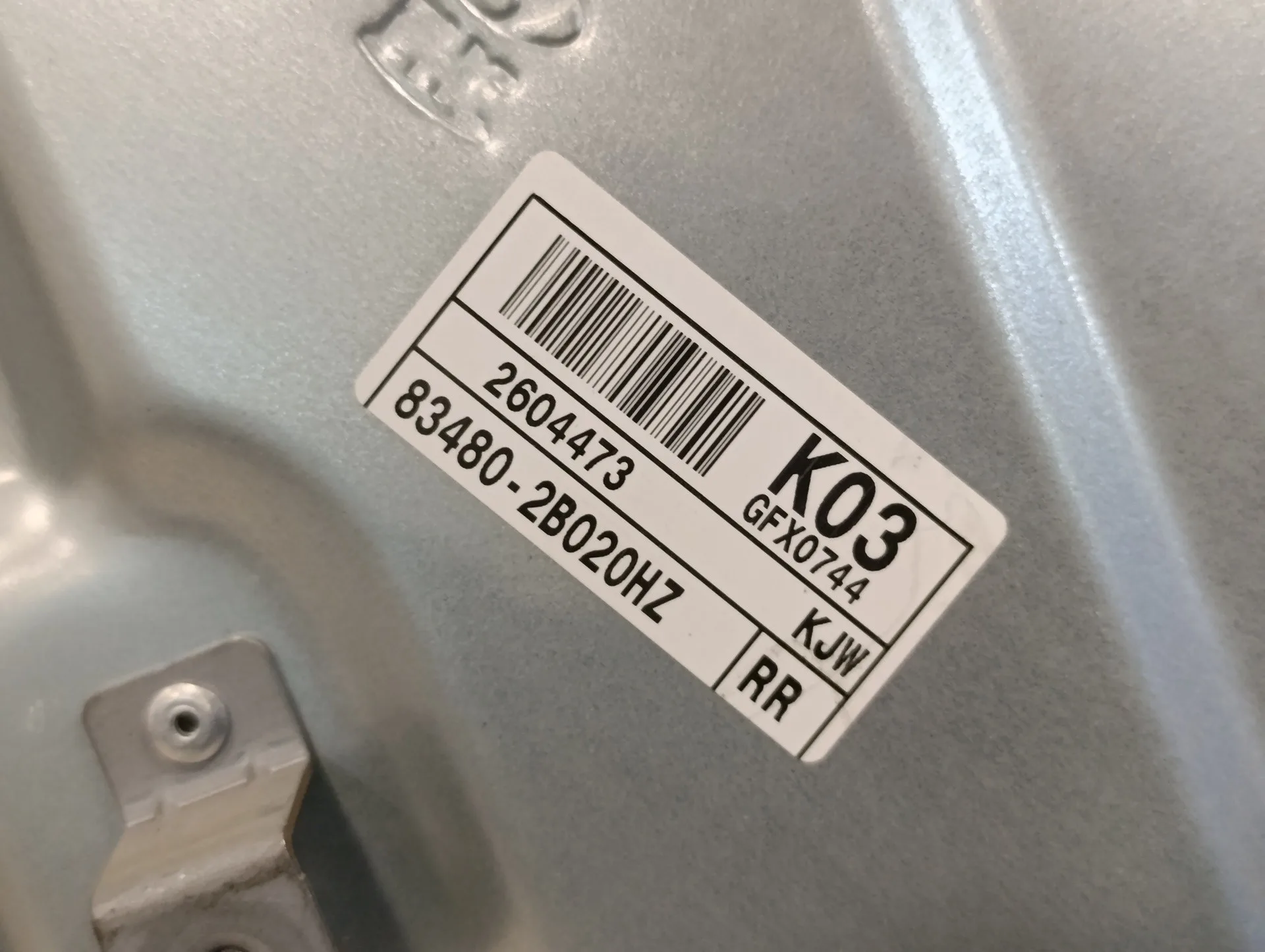 Elevalunas Trasero Derecho para Hyundai Santa Fe (Bm)