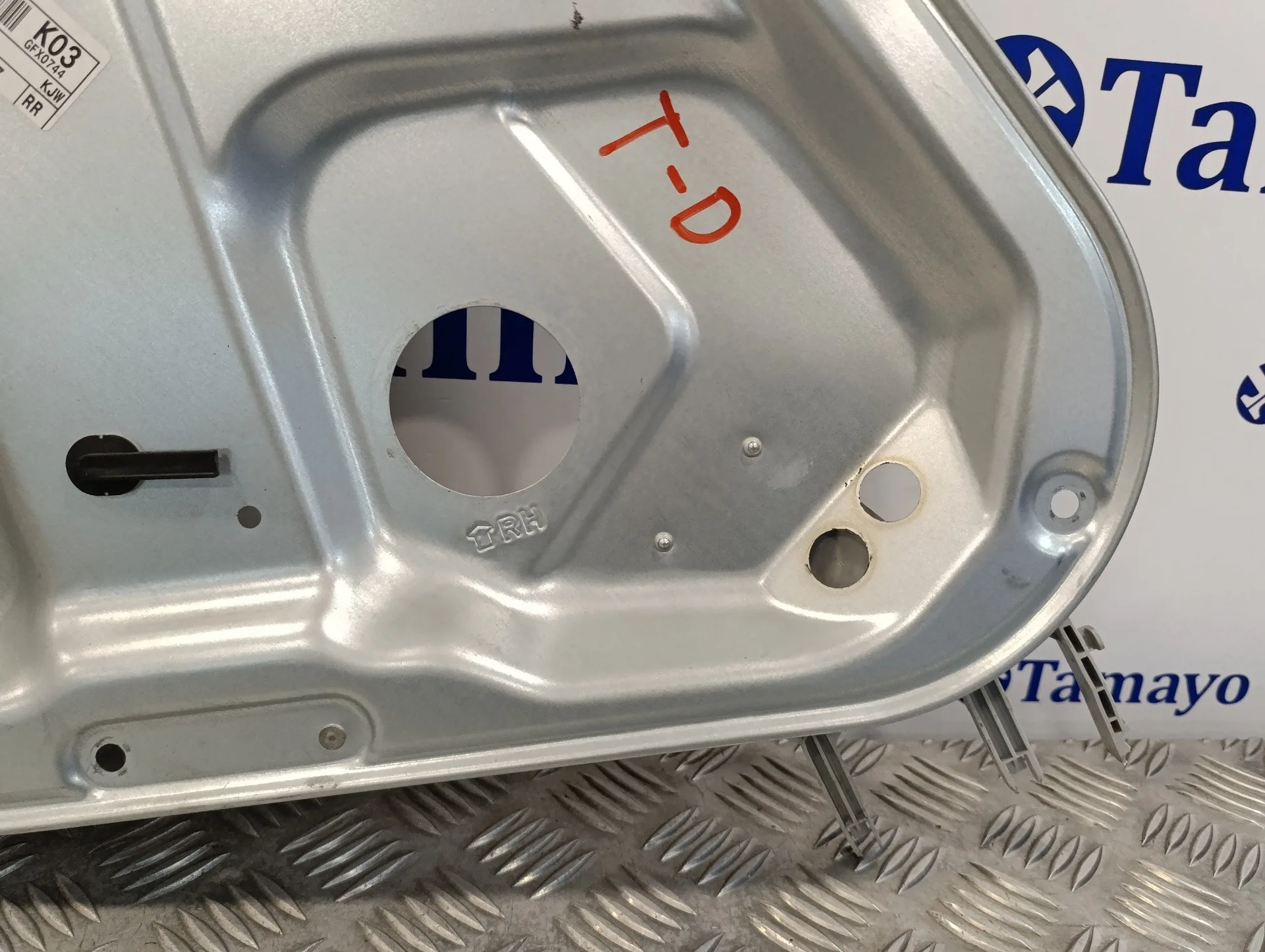 Elevalunas Trasero Derecho para Hyundai Santa Fe (Bm)