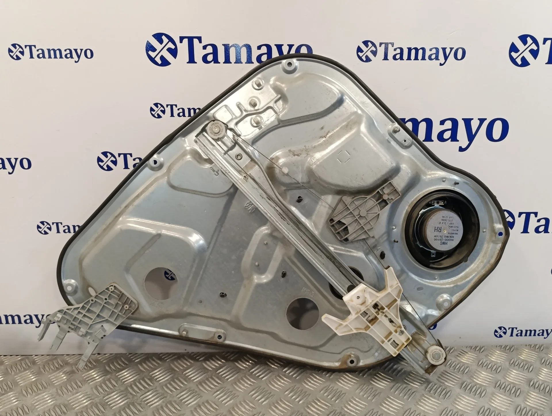 Elevalunas Trasero Derecho para Hyundai Santa Fe (Bm)