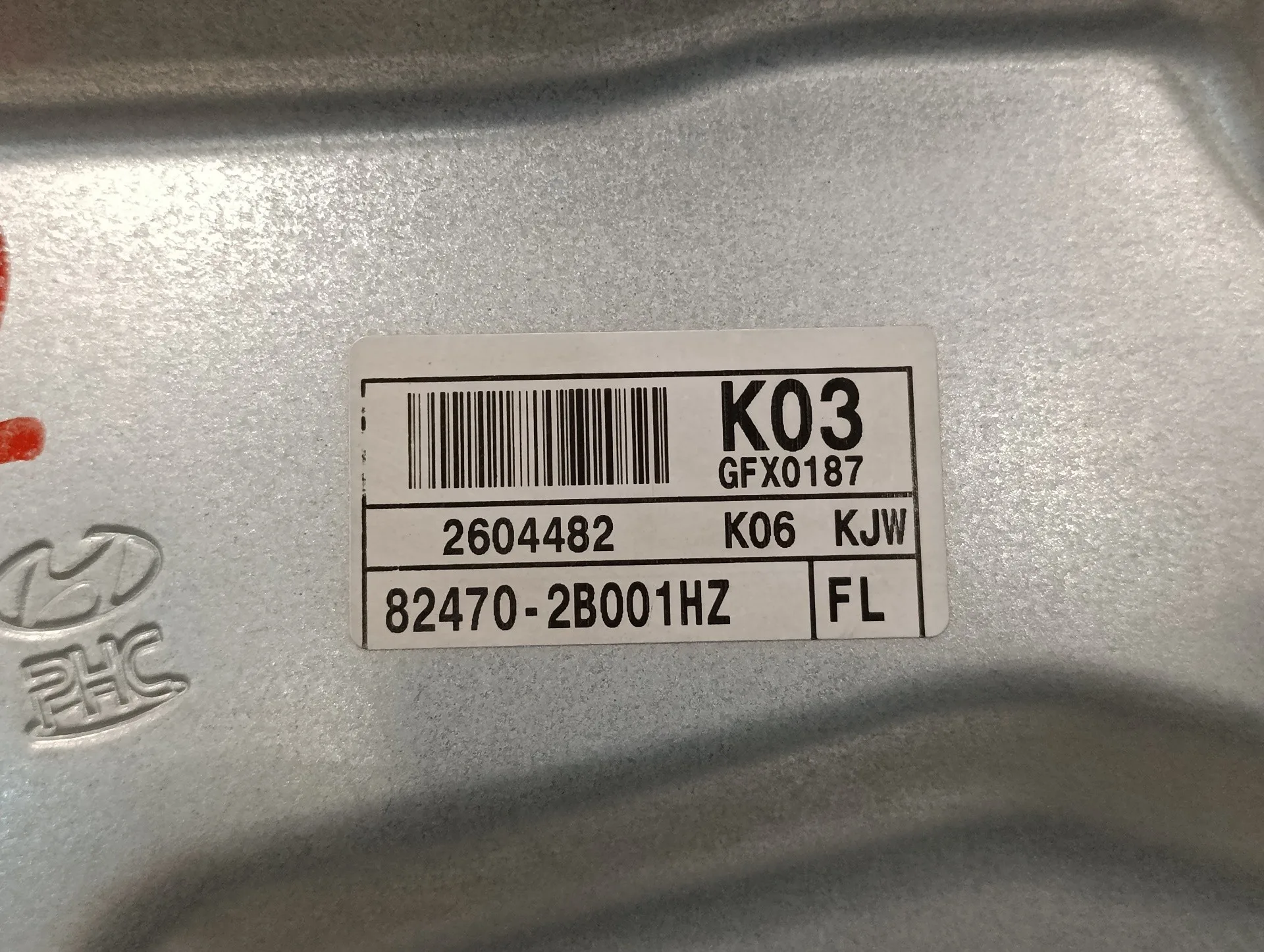 Elevalunas Delantero Izquierdo para Hyundai Santa Fe (Bm)
