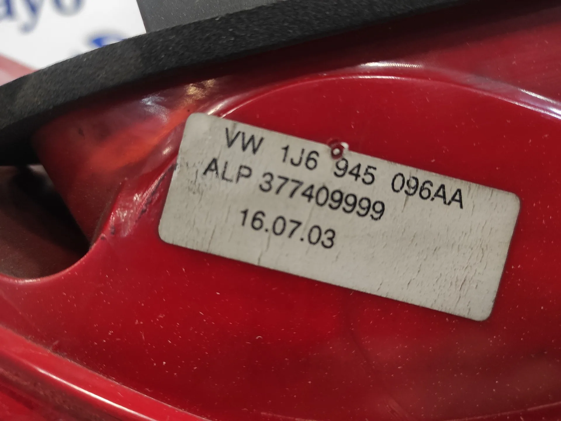 Piloto Trasero Derecho para Volkswagen Golf Iv Berlina (1J1)