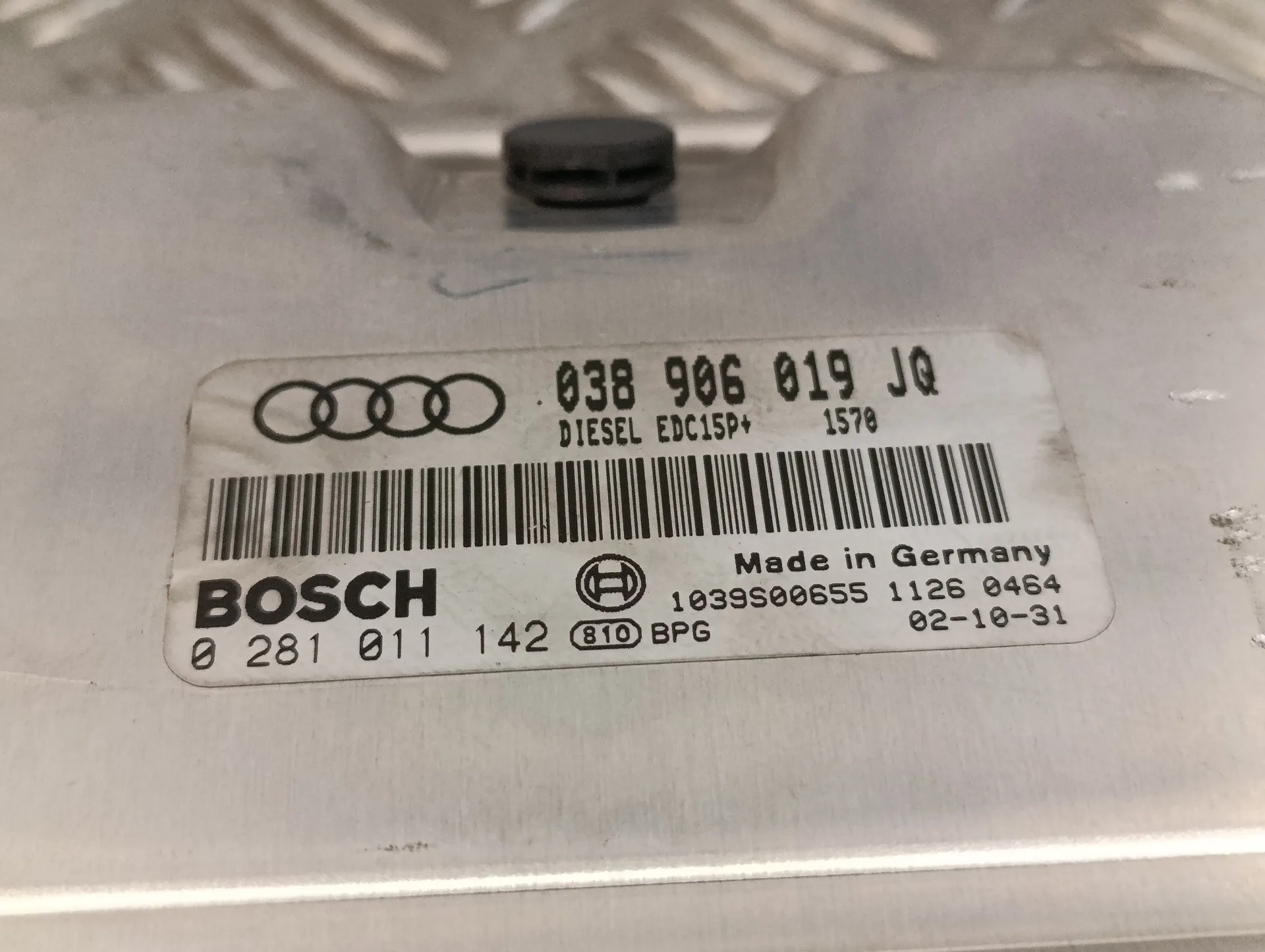 Centralita Motor Uce para Audi A4 Berlina (8E)